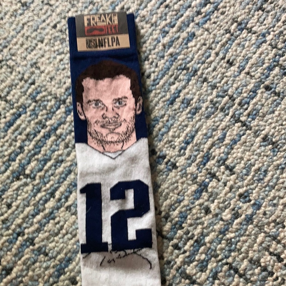 Tom Brady Freak Feet socks